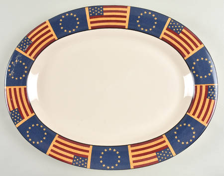 Liberty 18" Oval Serving Platter