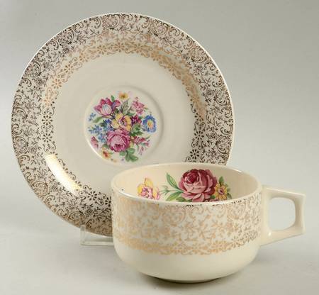 COI26 Flat Cup & Saucer Set by Cronin