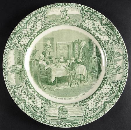Colonial Times Green by Crown Ducal