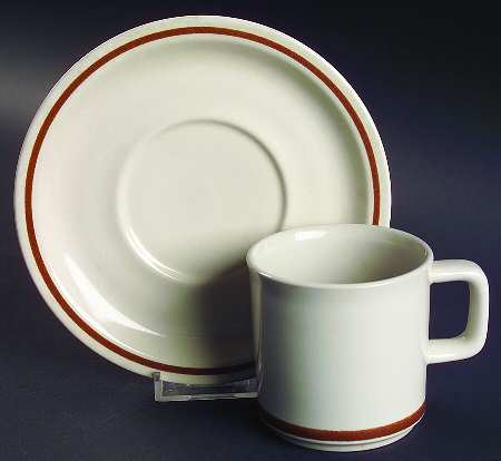 Spring Meadow Flat Cup & Saucer Set