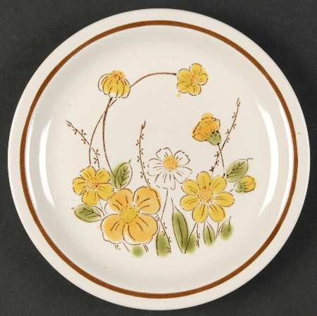 Spring Meadow Bread & Butter Plate