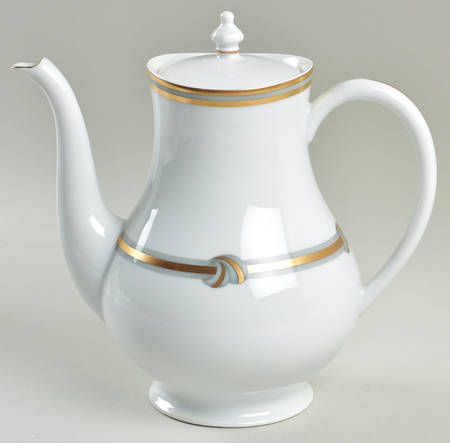 Ruban Or Coffee Pot & Lid