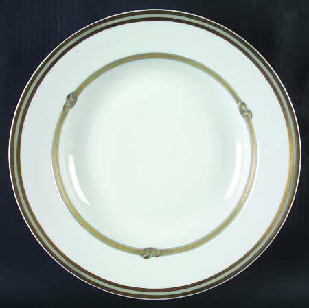Ruban Or 12" Shallow Round Bowl