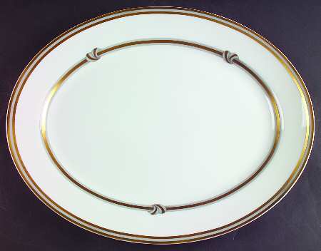 Ruban Or 15" Oval Serving Platter