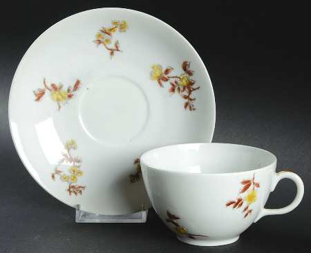 CHF332 Flat Cup & Saucer Set