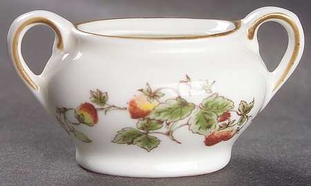 Strawberry (Smooth) Toy Sugar Bowl No Lid