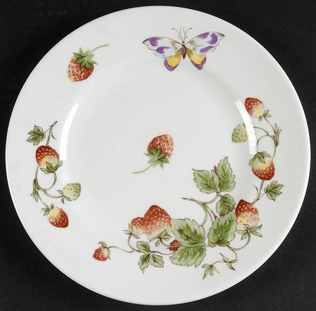 Strawberry (Smooth) Salad Plate