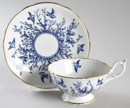 8365 Footed Cup & Saucer Set