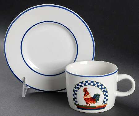 Remy Flat Cup & Saucer Set