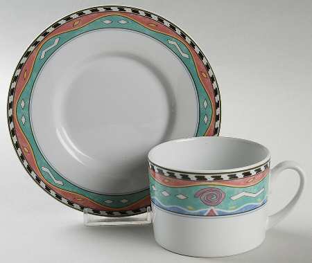 Laguna Flat Cup & Saucer Set