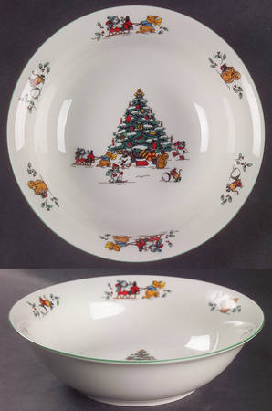 Magical Christmas Soup/Cereal Bowl