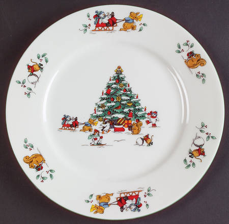 Magical Christmas Salad Plate