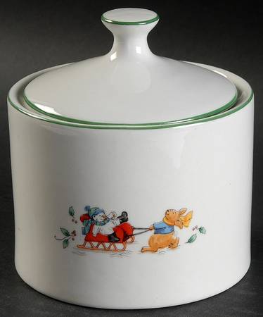 Magical Christmas Sugar Bowl & Lid