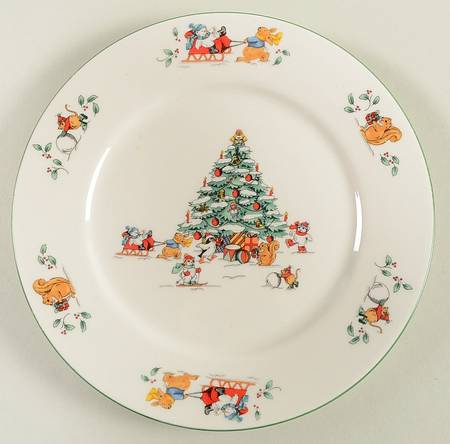 Magical Christmas Salad Plate