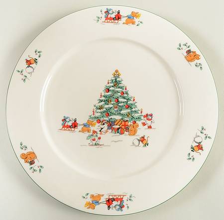 Magical Christmas Dinner Plate