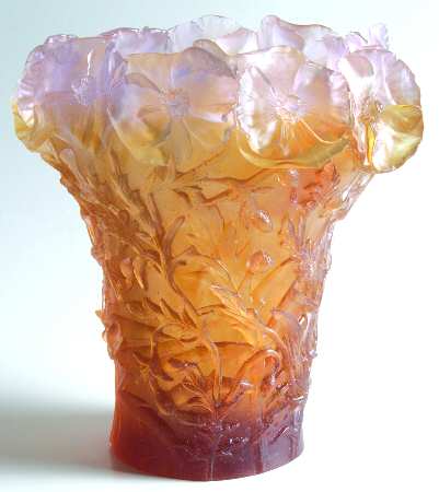 Poppies 10" Flower Vase