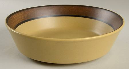 Morrocan Gold 9" Round Vegetable Bowl by Carriage House