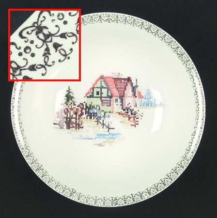 CRO114 8" Round Vegetable Bowl by Crooksville