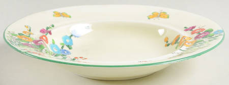 Hollyhock Round Butter No Lid