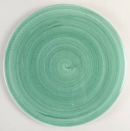 Solids Brush Green Service Plate (Charger)