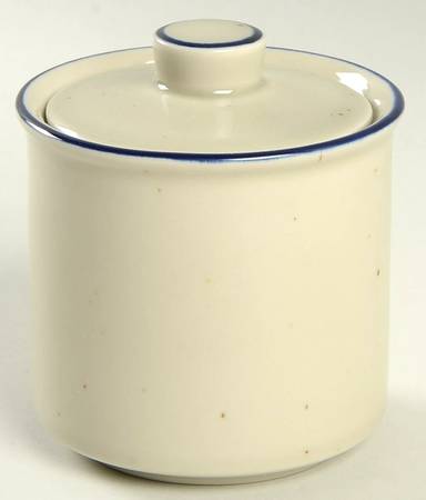 Krista Blue Sugar Bowl & Lid