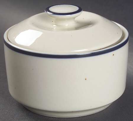 Krista Blue Sugar Bowl & Lid