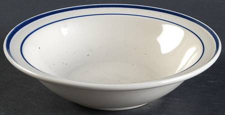 Krista Blue Rim Cereal Bowl