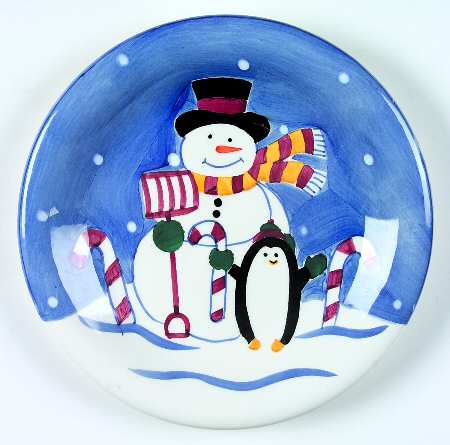 Blizzard and Company Salad Plate