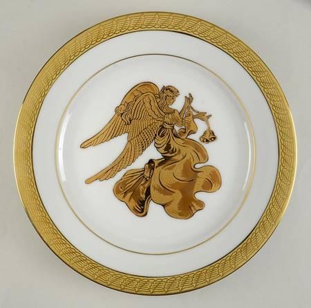 Pure Gold Accent Salad Plate