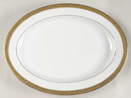 Pure Gold 16" Oval Serving Platter