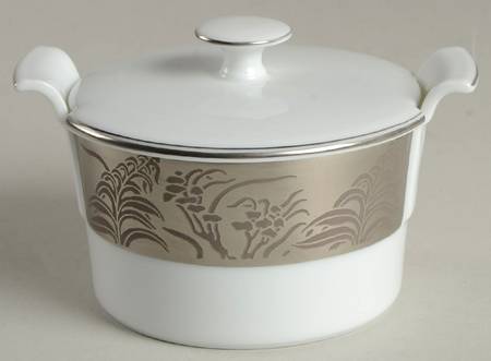 Khazard Platine Sugar Bowl & Lid