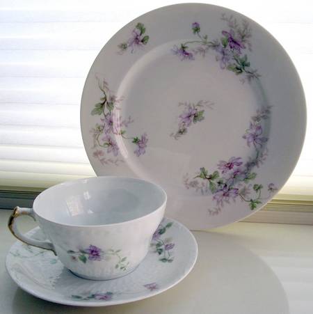 CHF369 Footed Cup & Saucer Set