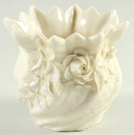 Flower Pot 4" Applied Floral Flower Pot