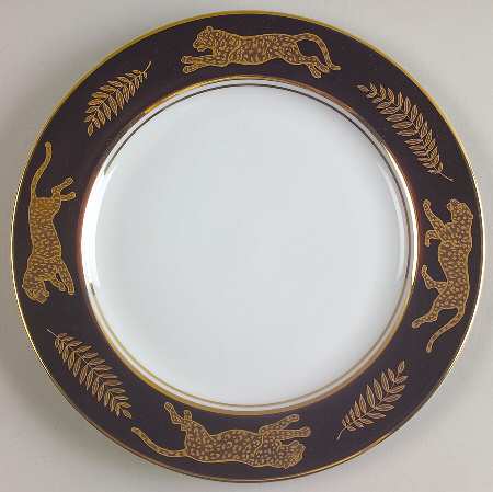 Jaguar Gold Salad Plate