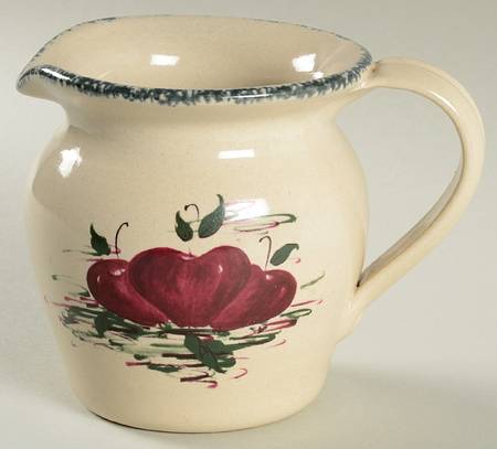 Burgandy Apple Creamer