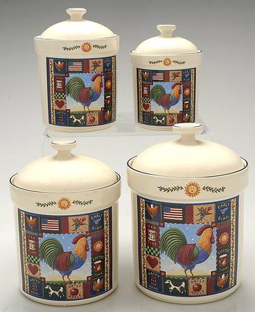 Rise and Shine (4 Piece) Canister Set (Box Set)