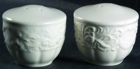 Country Chateau (All White) Salt & Pepper Set