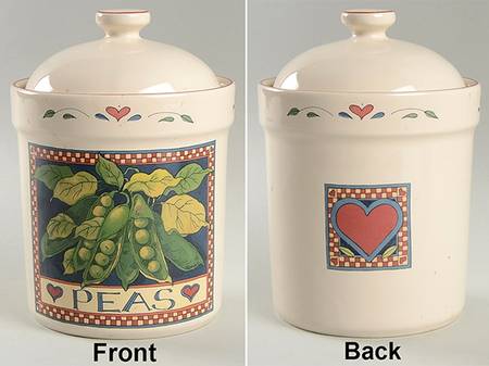 Garden Fresh Medium Canister & Lid
