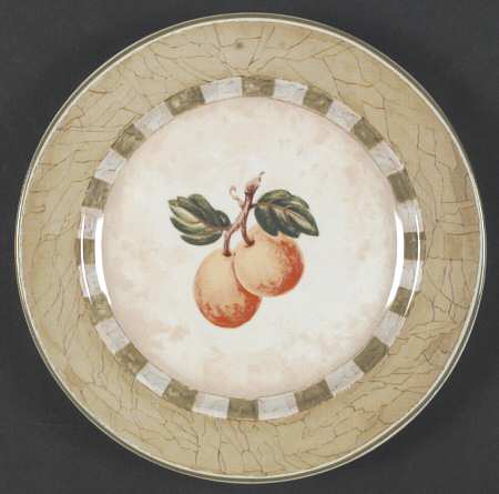 Decoupage Salad Plate