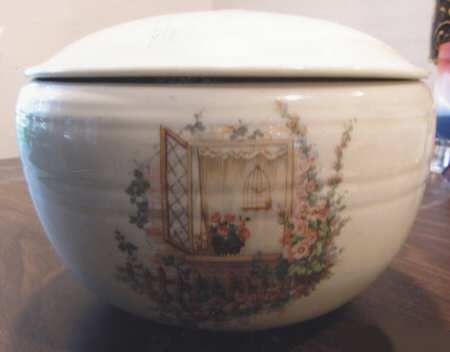 Open Window Medium Pudding Bowl & Lid