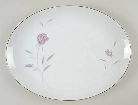 Princess Rose 12" Oval Serving Platter
