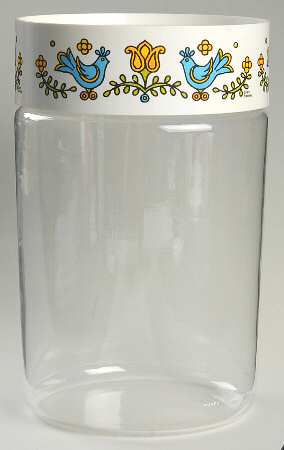 Country Festival 7" Glassware Storage Jar & Lid