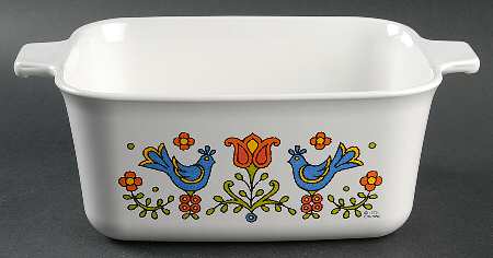Country Festival 1.5 Quart Rectangular Casserole No Lid