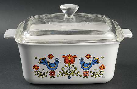 Country Festival 1.5 Quart Rectangular Casserole with Lid