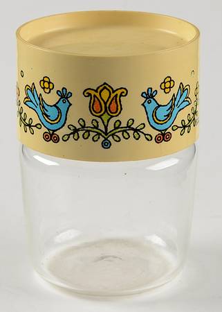 Country Festival 3" Glassware Storage Jar & Lid