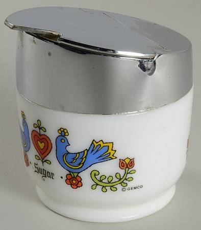 Country Festival Sugar Bowl & Lid