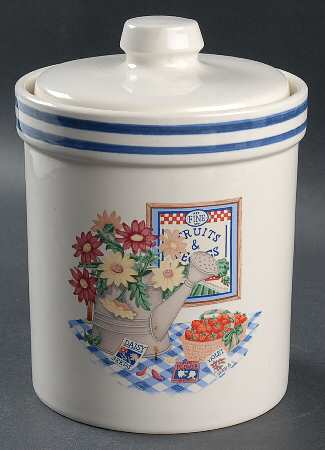 Garden Splendor Medium Canister & Lid