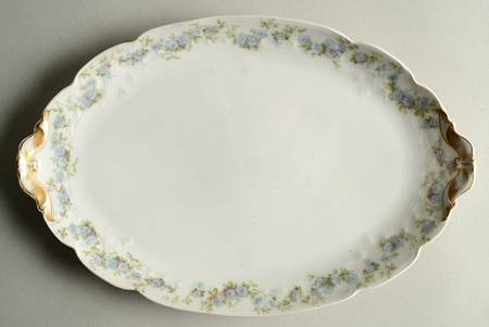 CHF408 12" Oval Serving Platter by Charles Field Haviland