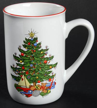 American Christmas Tree (White) Mug