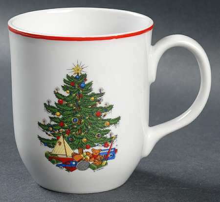 American Christmas Tree (White) Mug